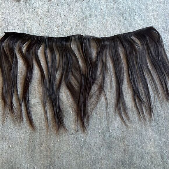16” Dark Brown Weft 3 Pieces LIKE NEW - Worn in Hair Once main image 4